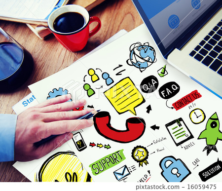 Support Help Solution Care Cooperation Assistance Togetherness C 16059475