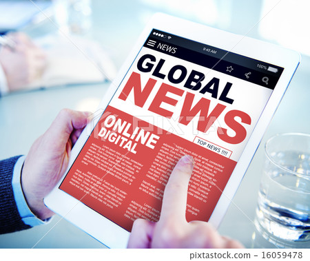 Digital Online Update Global News Concept Digital Online Update Global News Concept 16059478