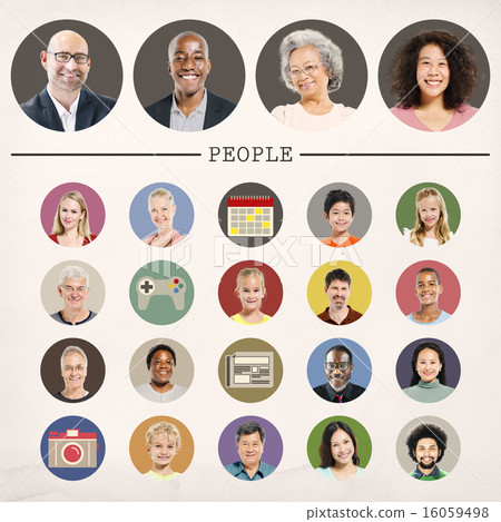 Faces People Diversity Community Portrait Concept 16059498