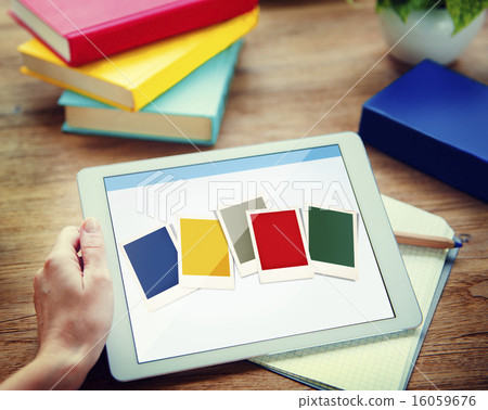 Polaroid Paper Instant Camera Photography Media Concept Polaroid Paper Instant Camera Photography Media Concept 16059676