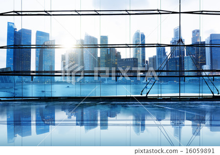 City Lights Urban Scenic View Buildings Concept 16059891