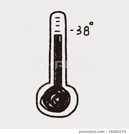 thermometer doodle thermometer doodle 16060259