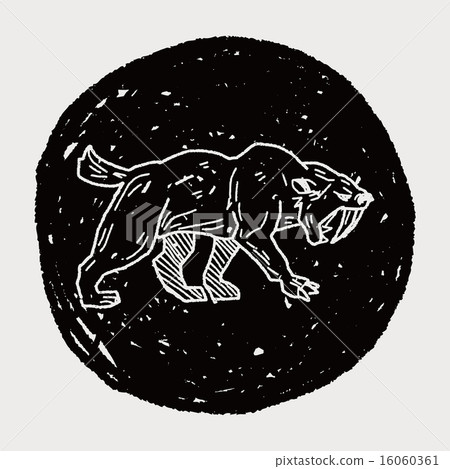 Smilodon doodle Smilodon doodle 16060361