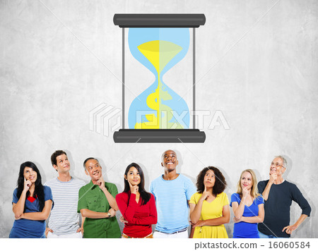 Time Sand Glass Hour Glass Finance Saving Concept 16060584