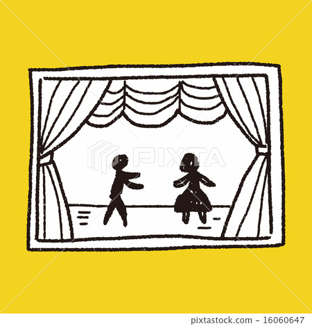 theater doodle 16060647