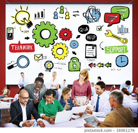 Teamwork Team Collaboration Connection Togetherness Unity Concep 16061276