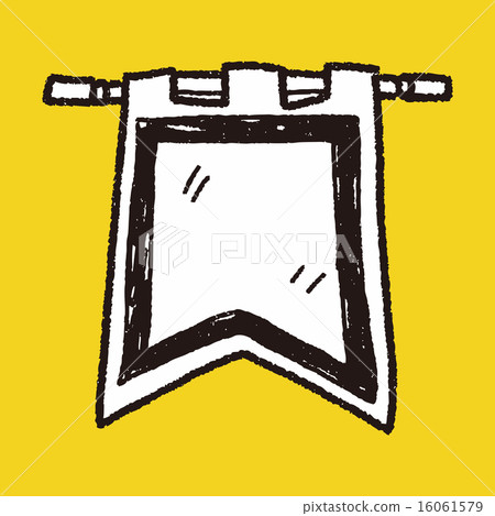 royal flag doodle royal flag doodle 16061579