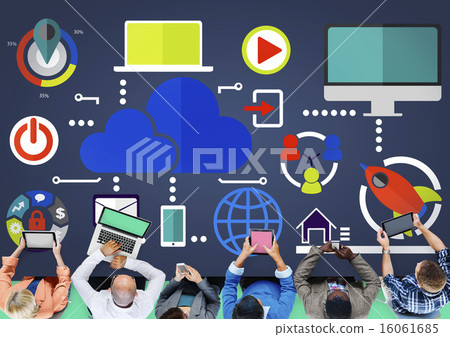 Cloud Computing Network Online Internet Storage Concept 16061685