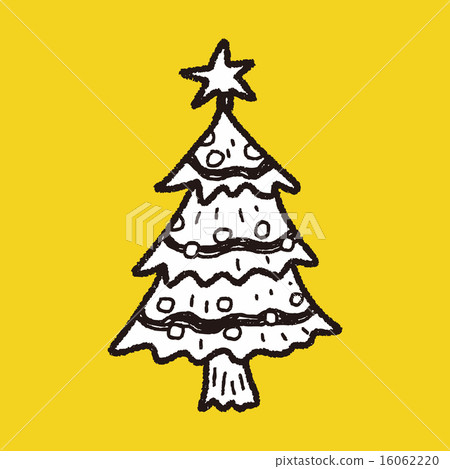 Christmas tree doodle Christmas tree doodle 16062220