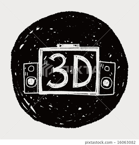 3d tv doodle 3d tv doodle 16063082