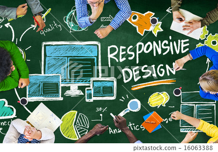 Responsive Design Internet Web Online Study Learning Concept 16063388