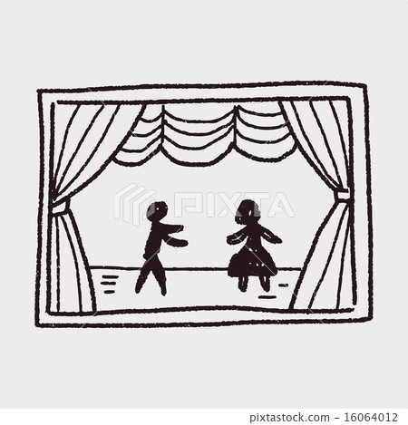 theater doodle 16064012
