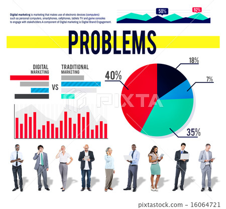 Problems Recession Failure Drawback Concept Problems Recession Failure Drawback Concept 16064721