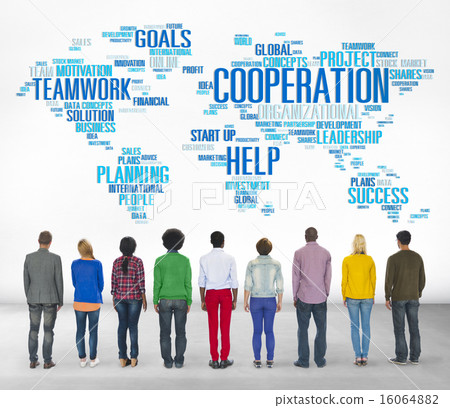 Coorperation Business Coworker Planning Teamwork Concept Coorperation Business Coworker Planning Teamwork Concept 16064882
