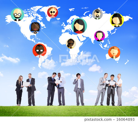 Global Community World People Social Networking Connection Conce 16064893