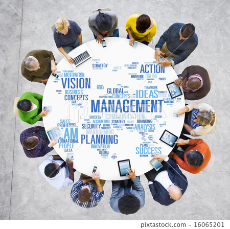 Global Management Training Vision World Map Concept 16065201