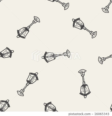 street lamp doodle seamless pattern background street lamp doodle seamless pattern background 16065343