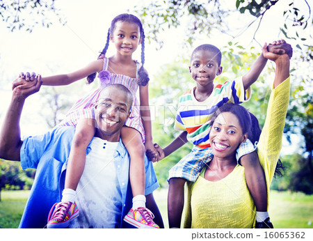African Family Happiness Holiday Vacation Activity Concept 16065362