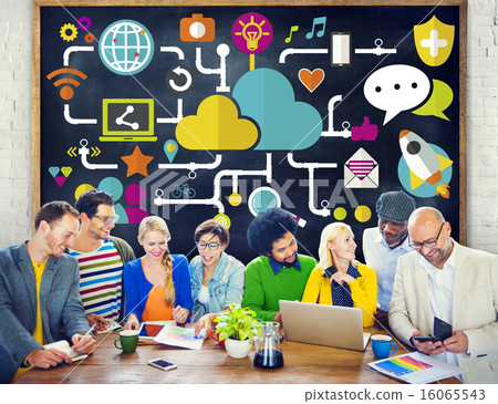 Social Media Social Networking Connection Data Storage Concept Social Media Social Networking Connection Data Storage Concept 16065543