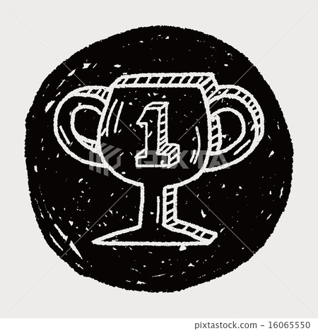 Trophy doodle drawing Trophy doodle drawing 16065550