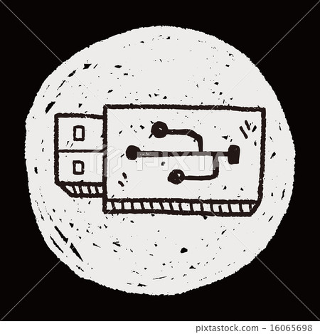 usb doodle drawing 16065698