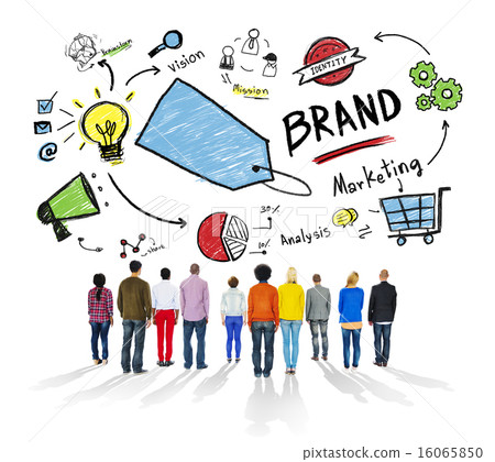 Diverse People Togetherness Rear View Brand Concept Diverse People Togetherness Rear View Brand Concept 16065850