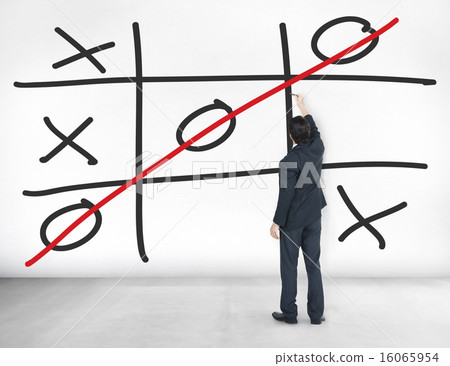 Tic Tac Toe Game Competition XO Win Challecge Concept Tic Tac Toe Game Competition XO Win Challecge Concept 16065954