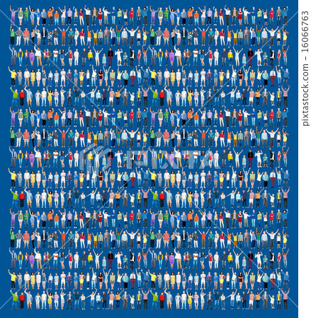 Multiethnic Casual People Togetherness Celebration Arms Raised C Multiethnic Casual People Togetherness Celebration Arms Raised C 16066763