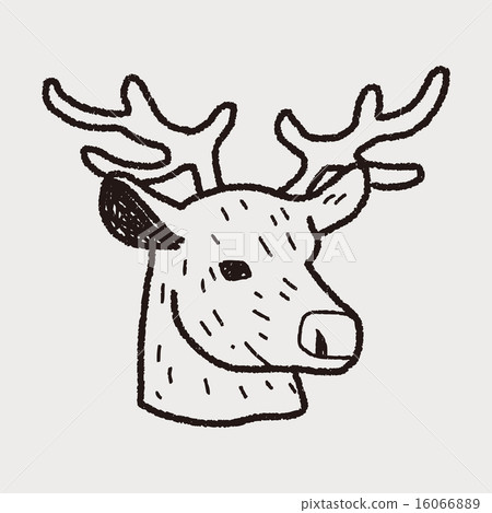 reindeer doodle reindeer doodle 16066889