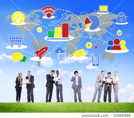 Marketing Global Business Growth Commercial Media Concept Marketing Global Business Growth Commercial Media Concept 16066966