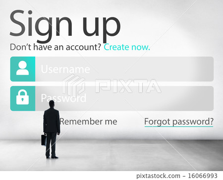 Sign Up Register Online Internet Web Concept Sign Up Register Online Internet Web Concept 16066993