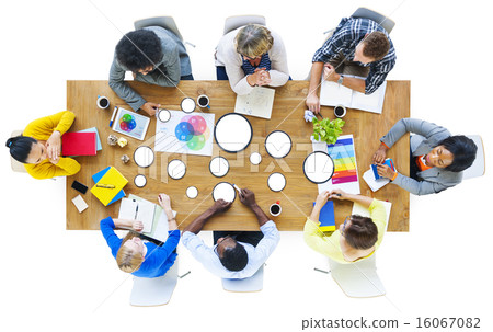 Business People Design Team Brainstorming Meeting Concept 16067082