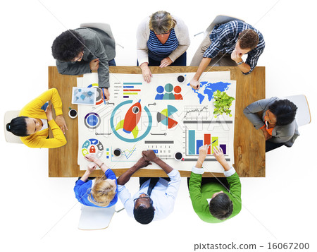 New Business Chart Innovation Teamwork Global Business Concept 16067200