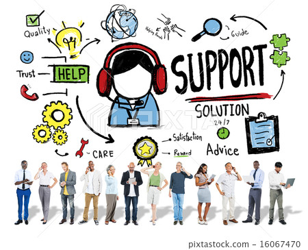 Support Solution Advice Help Care Satisfaction Quality Concept 16067470