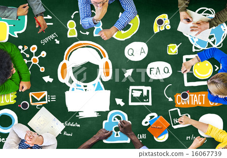 Customer Service Help Business Service Solution Support Concept 16067739