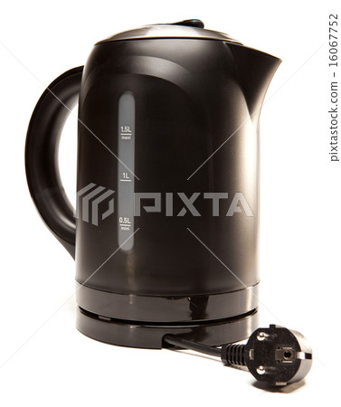 electric tea kettle on a white background .. electric tea kettle on a white background .. 16067752