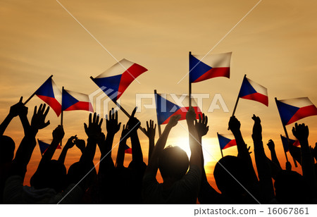 Silhouettes of People Holding the Flag of Philippines Silhouettes of People Holding the Flag of Philippines 16067861