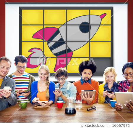 Startup Technology Growth Success Game Puzzle Concept 16067975