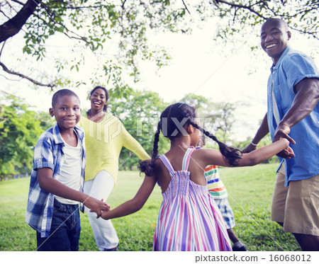 African Family Happiness Holiday Vacation Activity Concept 16068012
