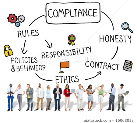 Compliance Rules Responsibility Legal Agreement Concept 16068032