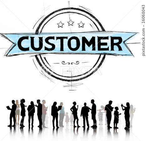 customer satisfaction support service quality concept-圖庫照片 [