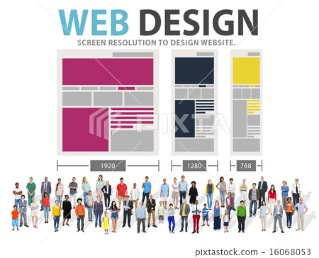 Web Design Network Website Ideas Media Information Concept 16068053