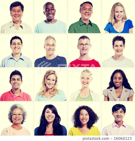 Protrait of Group Diversity People Community Happiness Concept 16068123