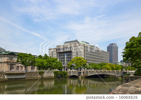 大阪水上都會,土佐River河,大阪市政府,日本銀行大阪分行 大阪水上都會,土佐River河,大阪市政府,日本銀行大阪分行 16068826