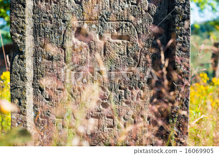 Gravestone in the old Jewish cemetery 16069905