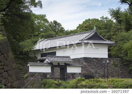 老江户道清水门 图库照片