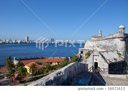 Havana. View of the old city through a bay from Mo 16072613