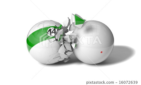 breaking billiard ball 16072639