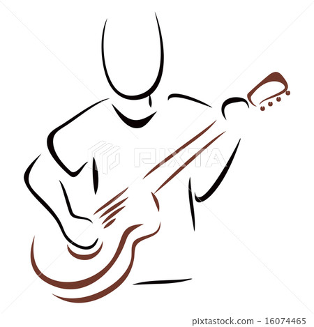 Musician with guitar 16074465
