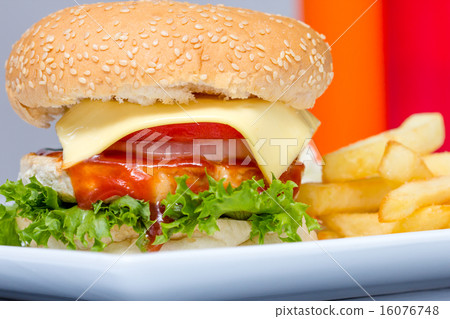 American cheese burger American cheese burger 16076748